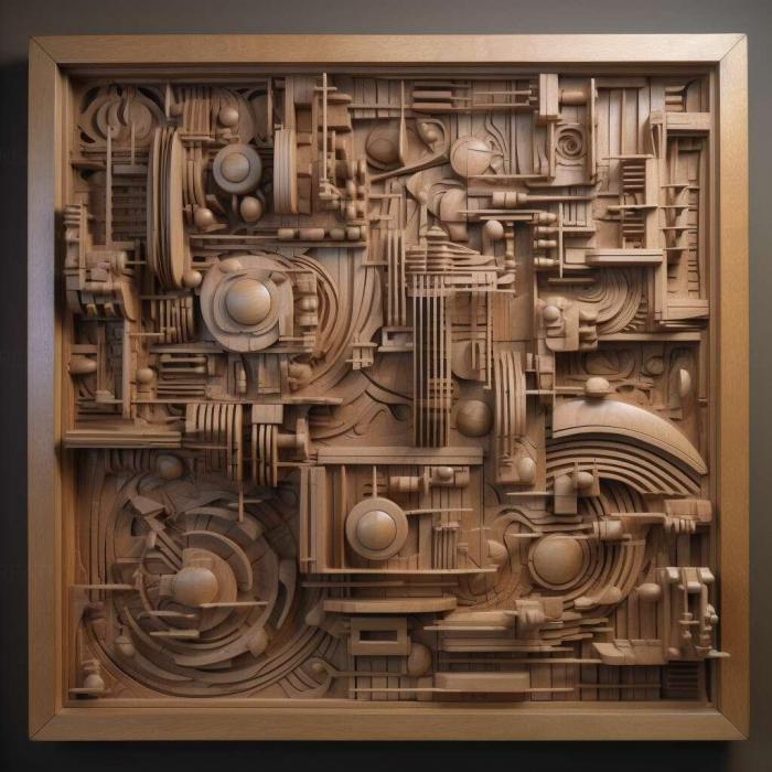 نموذج ثلاثي الأبعاد لآلة CNC 3D Art 